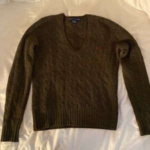 Ralph Lauren Wool/Cashmere Cable Knit Sweater